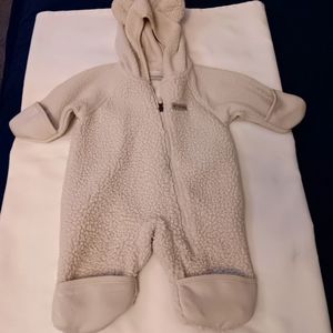 Columbia, 0-3 months, cream, fleece infant bunting